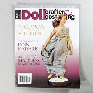 Doll crafter and costuming magazine March 2008, doll making magazine